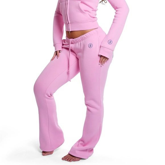 Body By Raven Tracy Pants - BODY BY RAVEN TRACY BACKSHOT 2.0 SWEATPANTS BUBBLEGUM PINK - XS